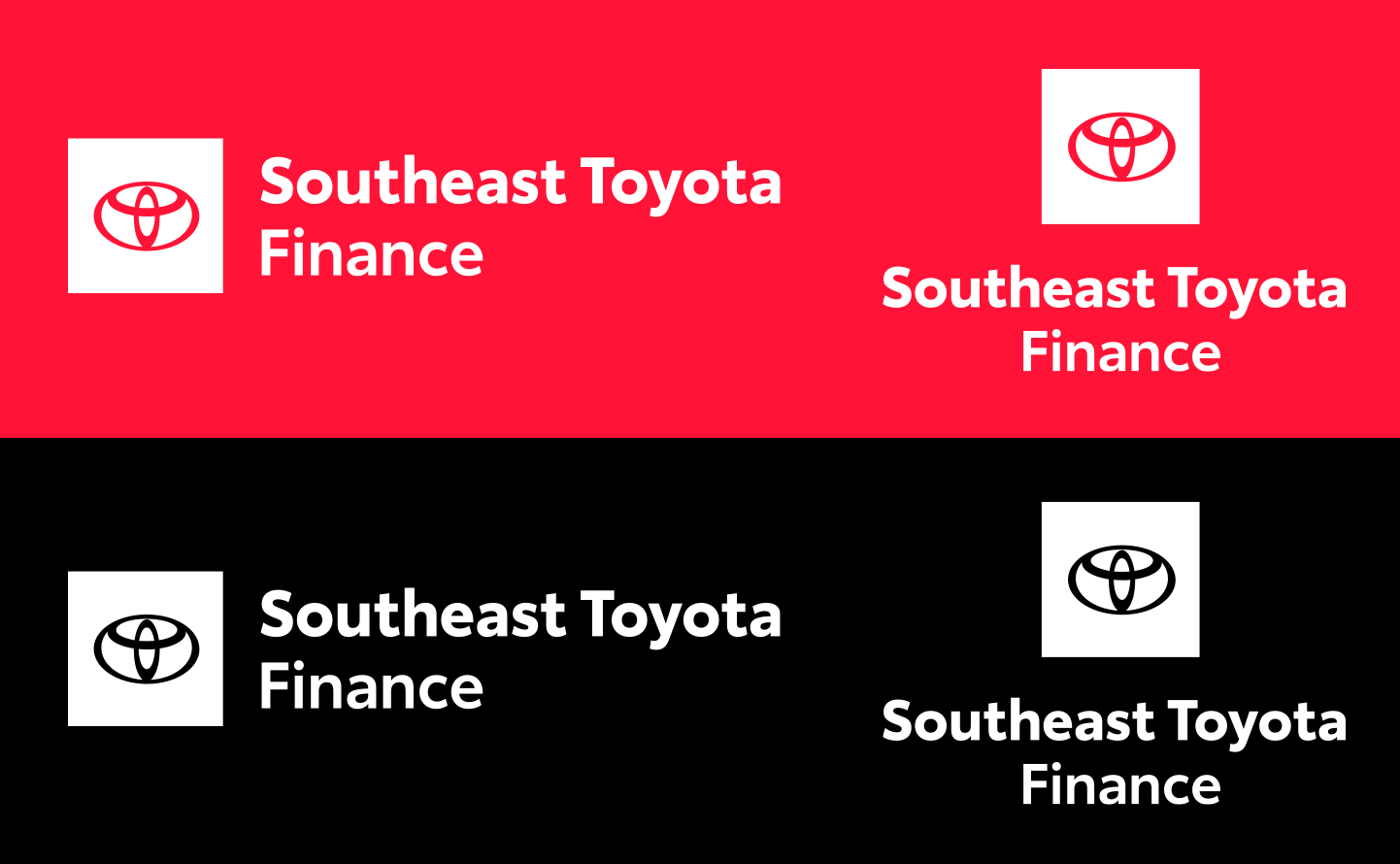 Red and Black Logos