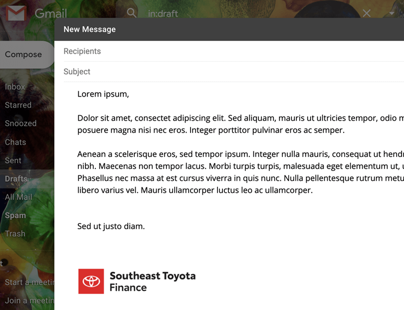 Email with Logo Signature