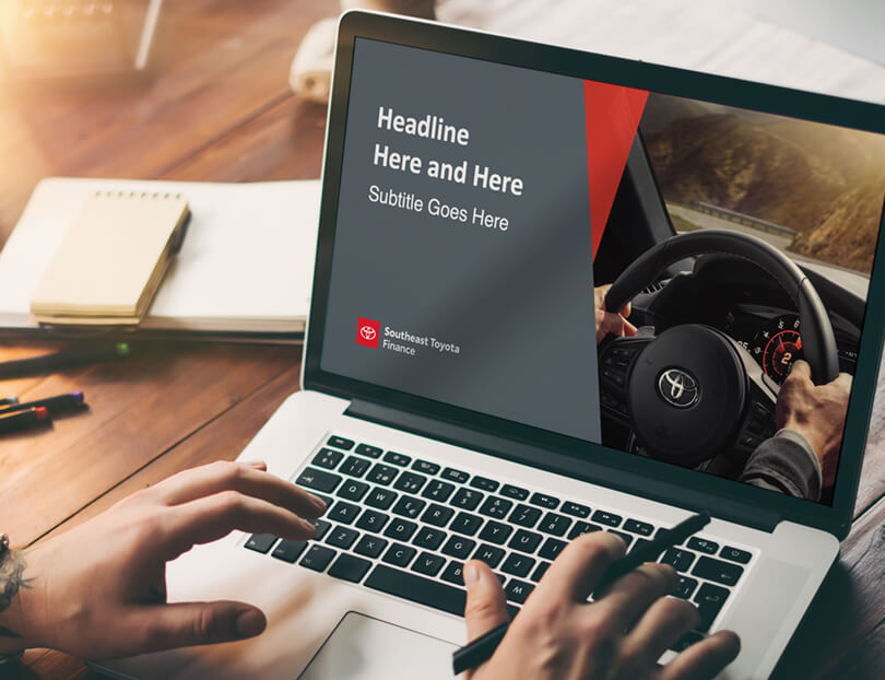 Powerpoint on Laptop